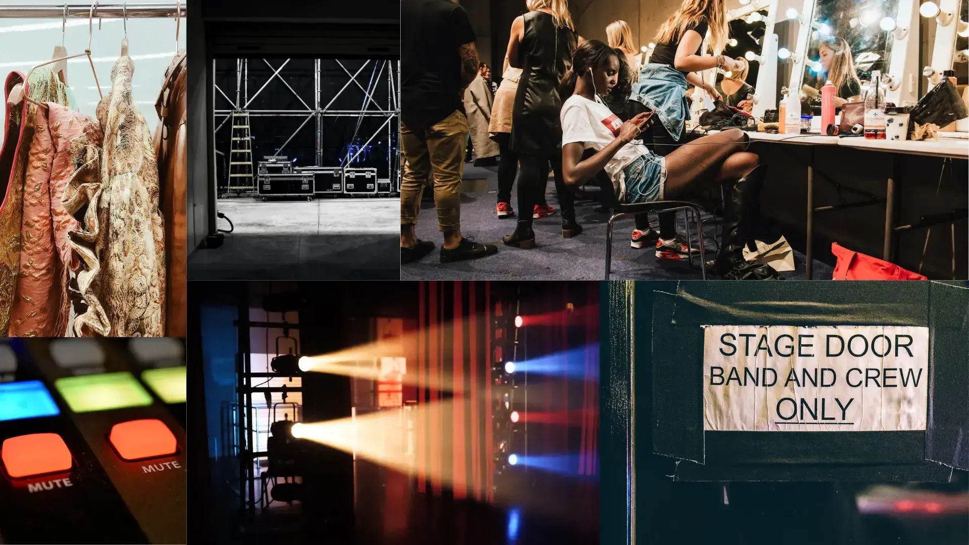 Foto 1 Der Backstage-Bereich - vom Schein und Sein eines Mythos'